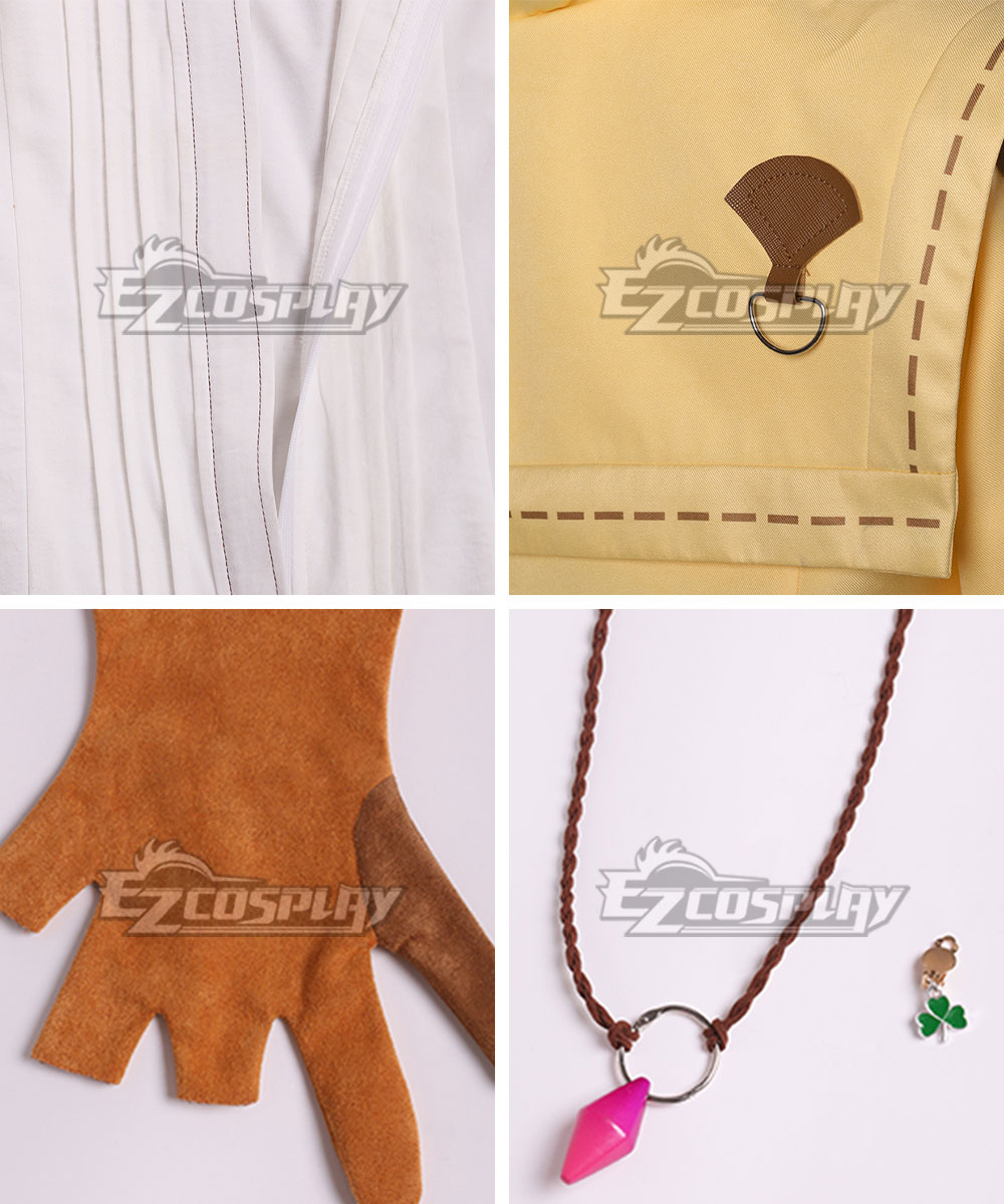 Final Fantasy XIV Krile Mayer Baldesion Yellow Cosplay Costume