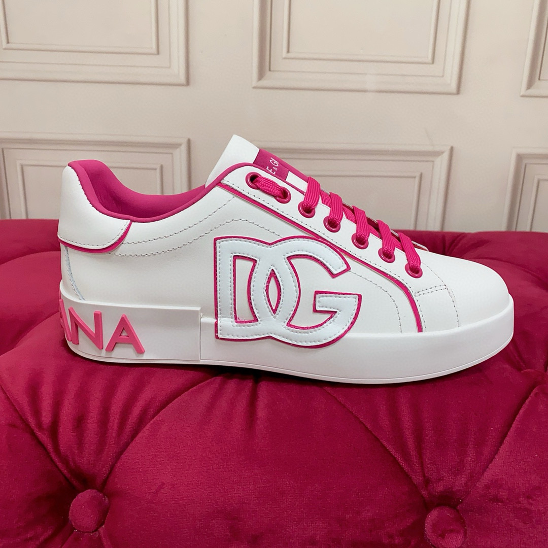 D&G Women's Leather Sneakers