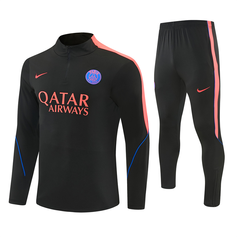 PSG 26/27 Half Zipper Training Suit - Black