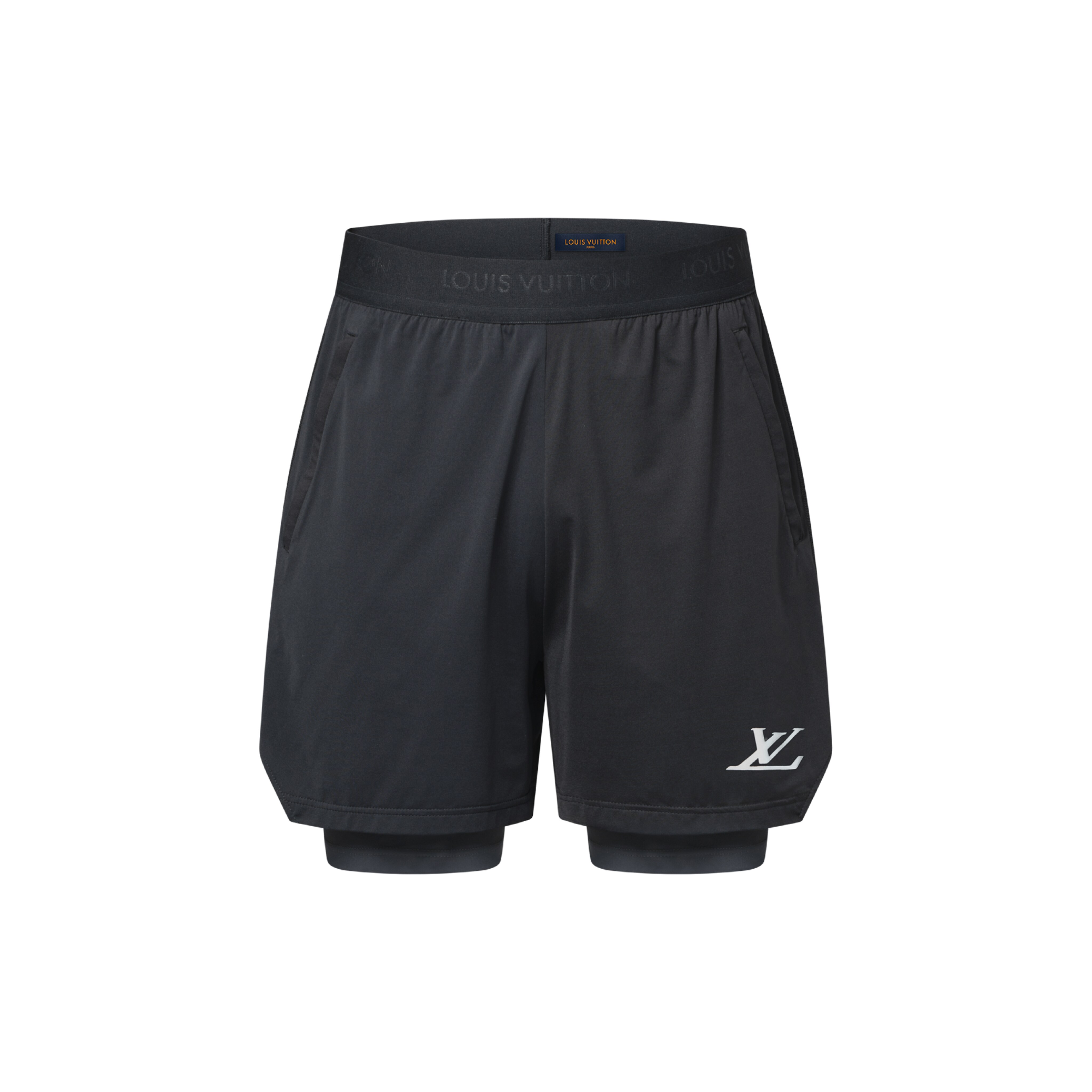 ダブルレイヤー ランニングショーツ