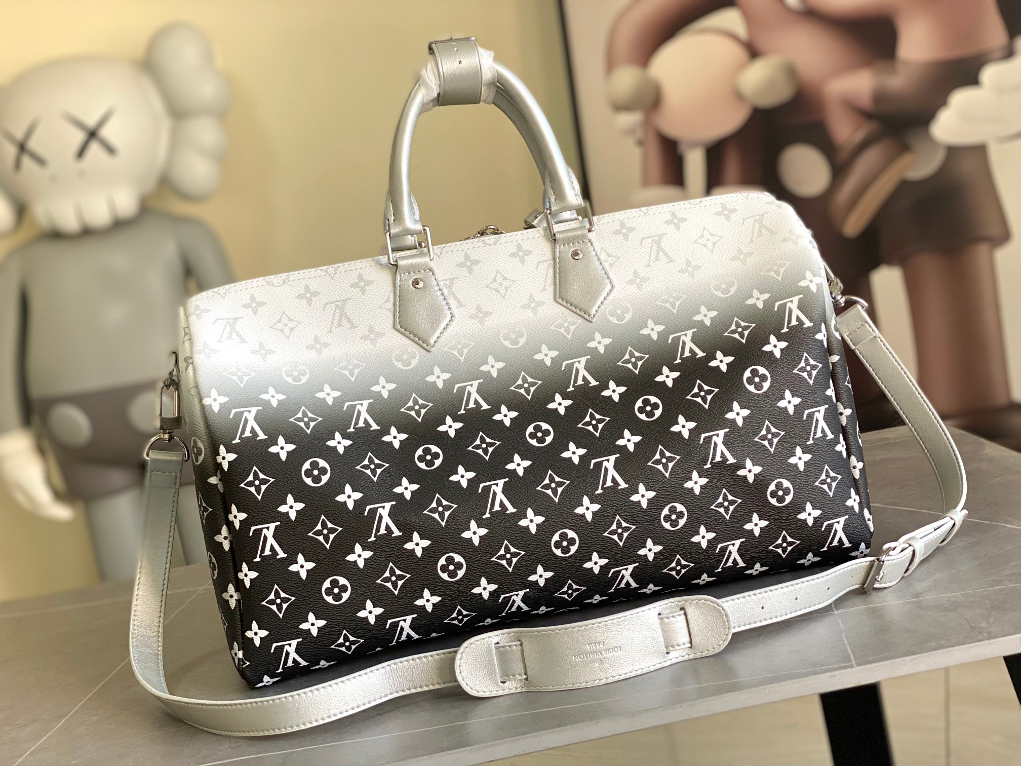 Louis Vuitton lv keepall bandoulière 45 travel bag