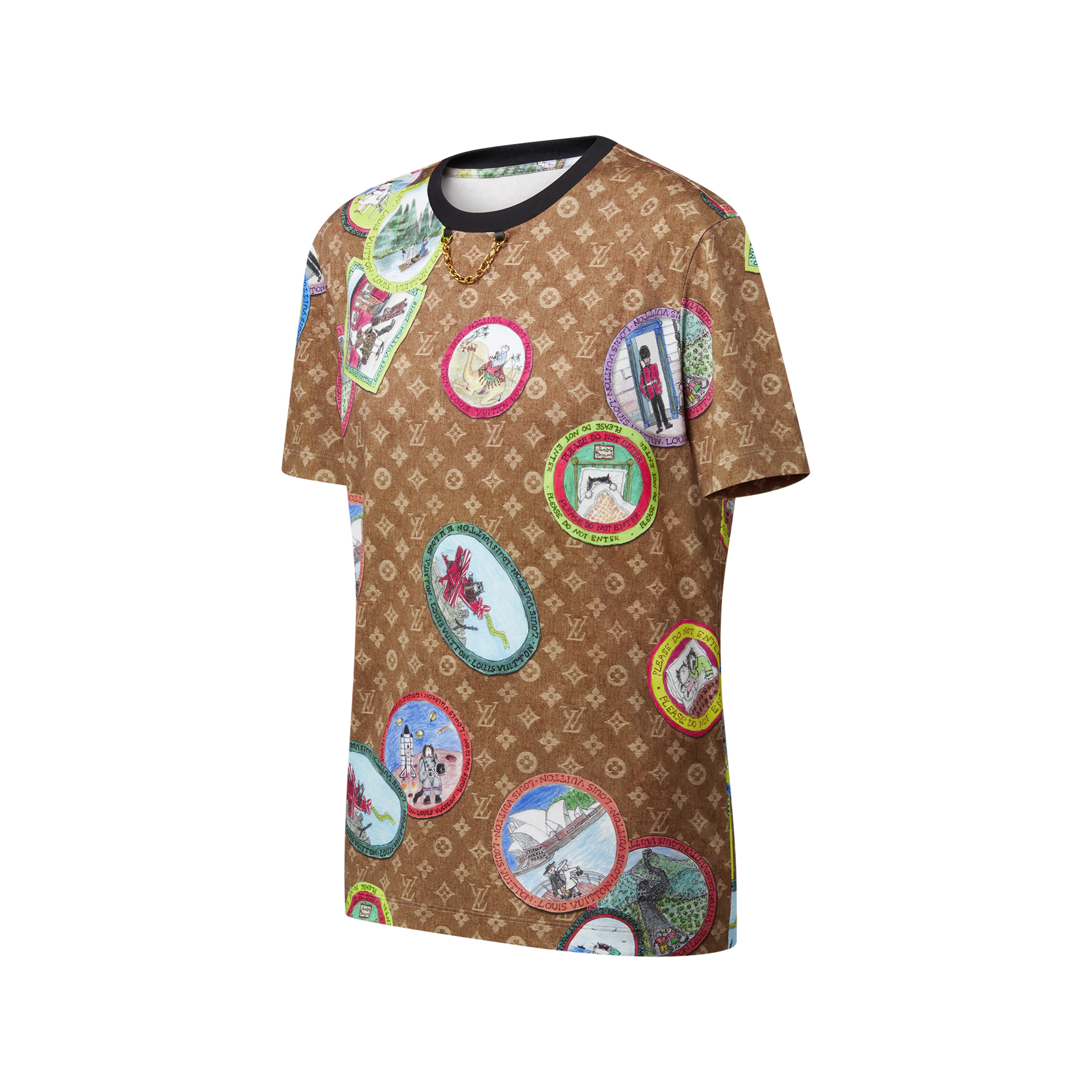 モノグラム キャットスタンプTシャツ