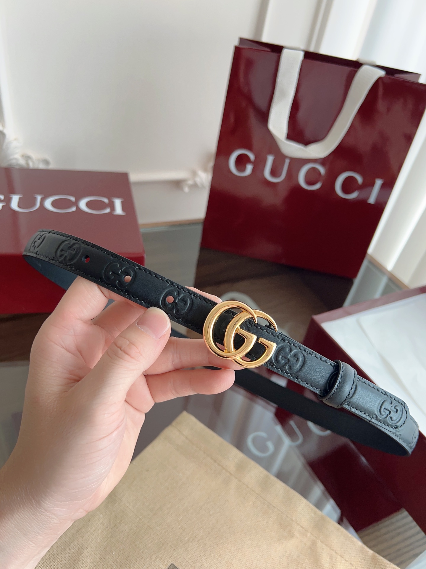 Gucci GG Marmont Mini belt 2cm