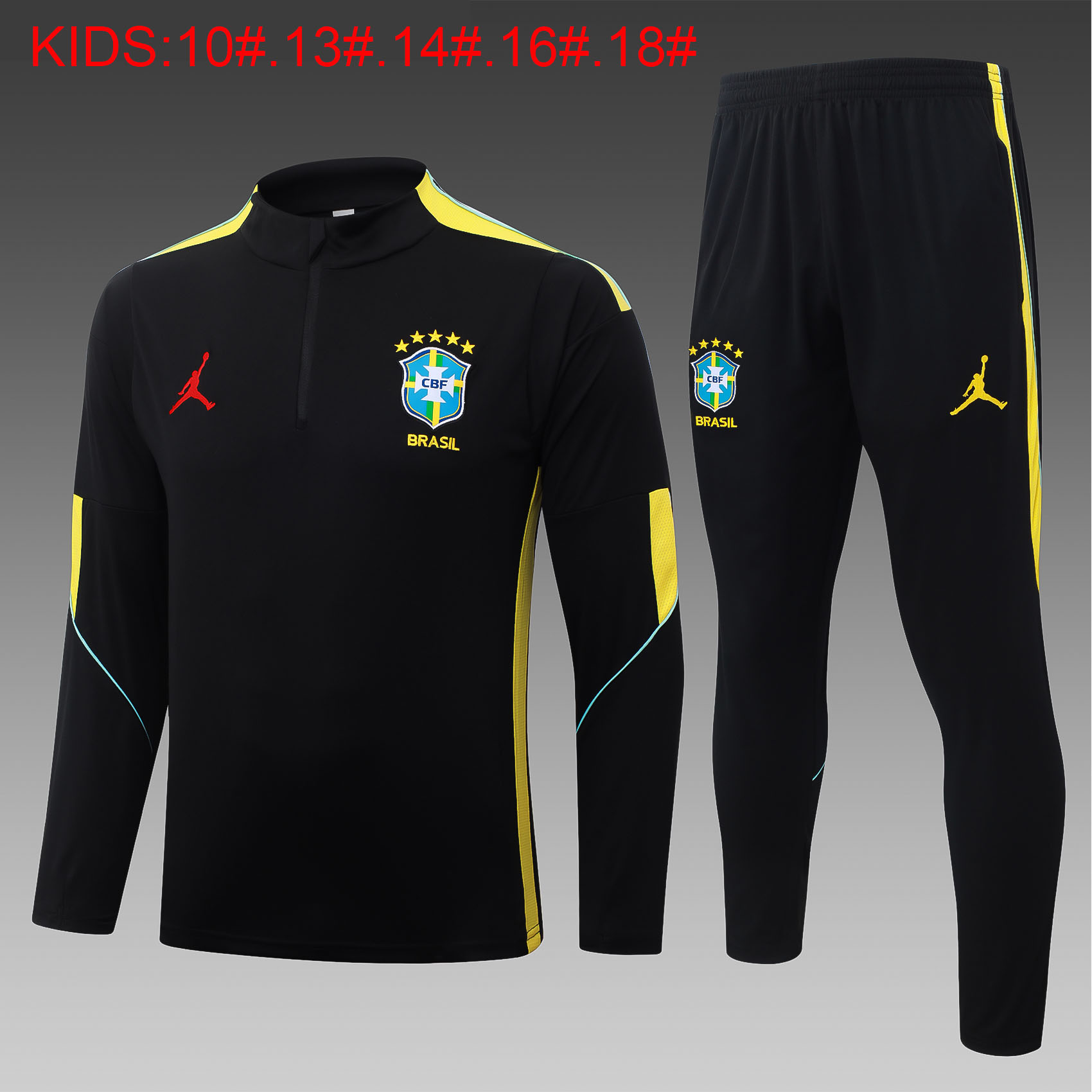 Brazil Kids Training Suit 26/27 | Soc Jersey - Premium Football Jersey