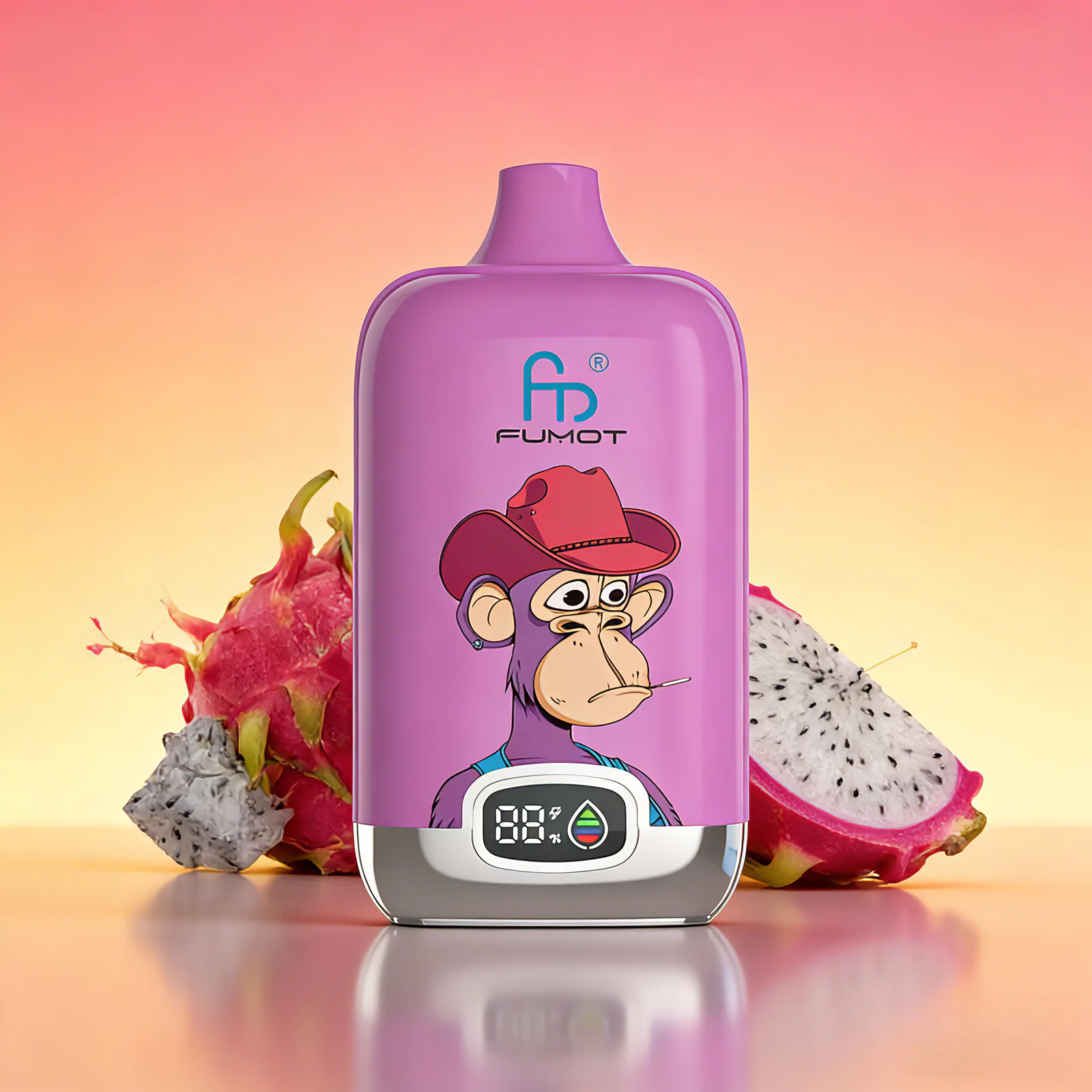 FUMOT Digital Box 12K Disposable Vape – Dragonfruit Ice - Vaba Vape-Shop