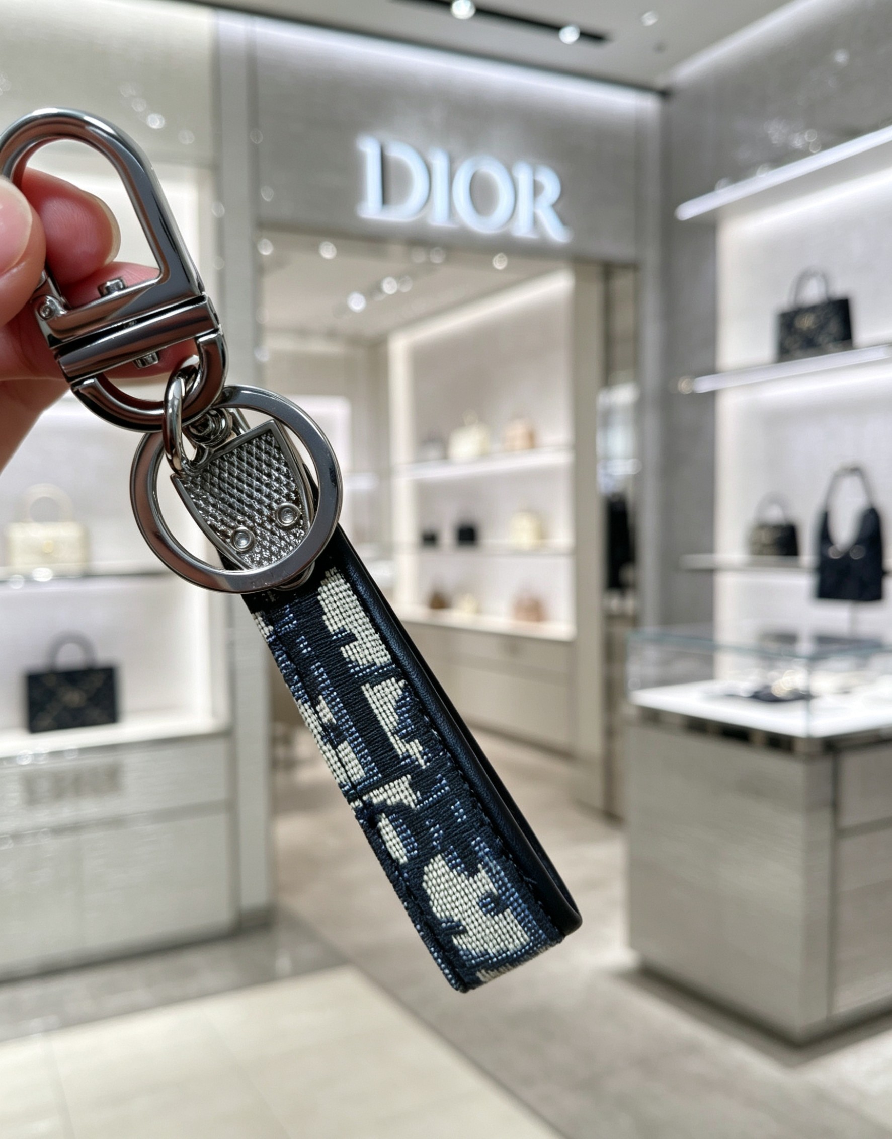 Dior Oblique Keychain