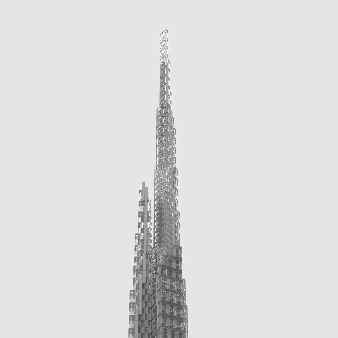 MOC 246046 - Jeddah Tower 1:800 Scale