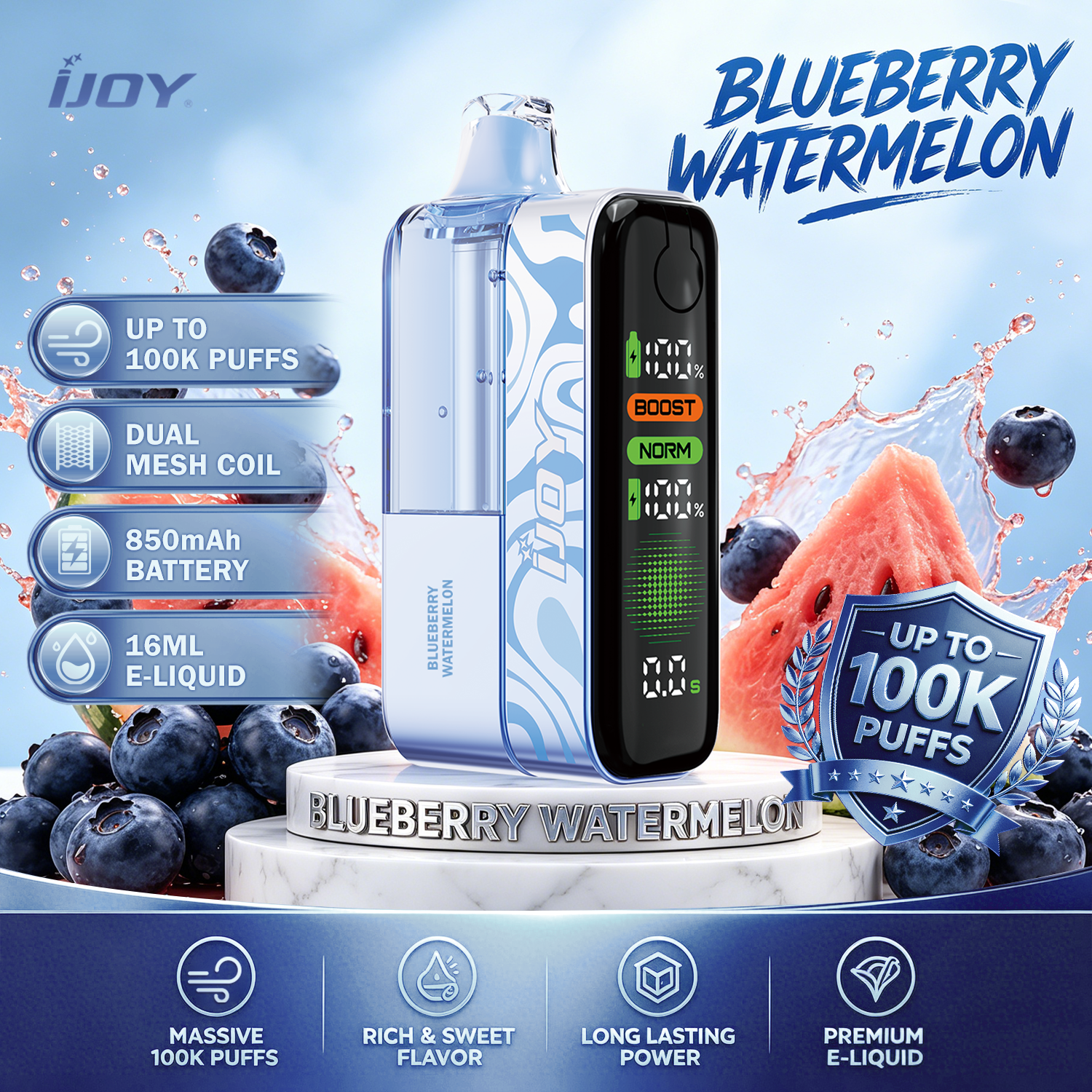 IJOY XP100K Disposable - 15 flavors