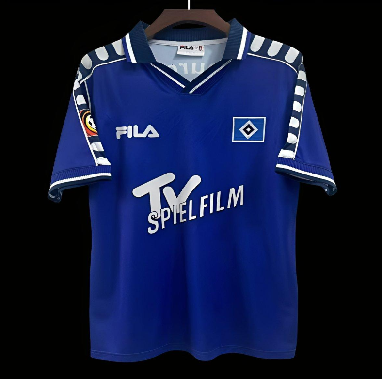 Retro 00/01 Hamburger SV Away Blue Jersey S-XXL