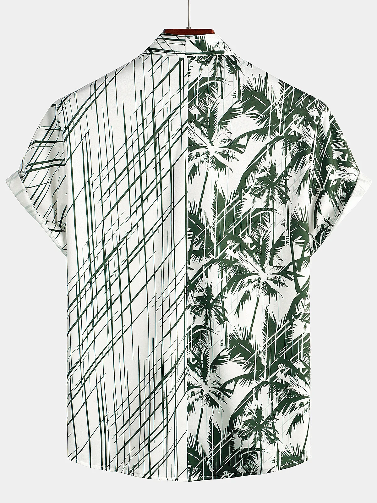 Men's Coconut Tree Hawaiian Short Sleeve Shirt
