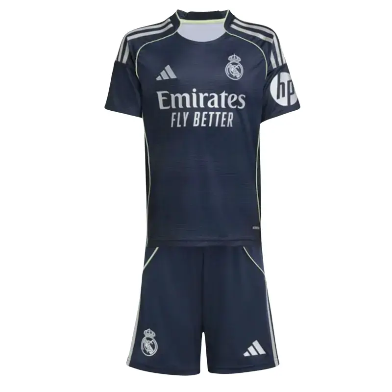 25/26 Kids Real Madrid Away Kit