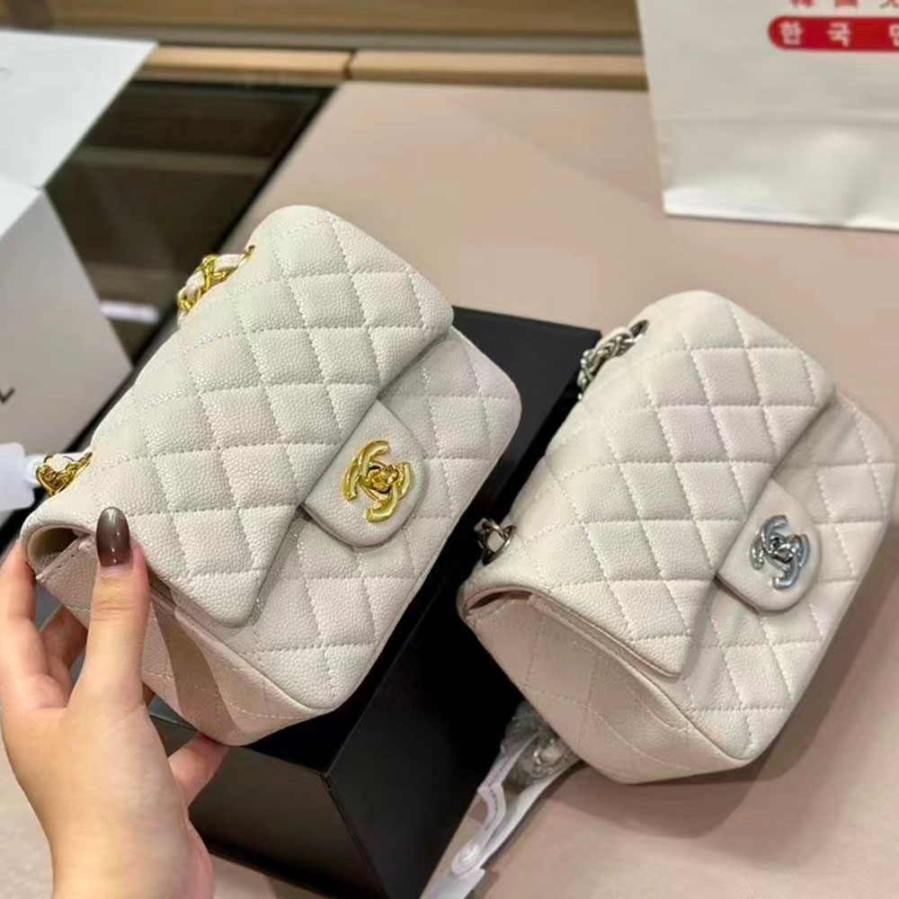 Chanel CF Bag Caviar 17CM Handbag