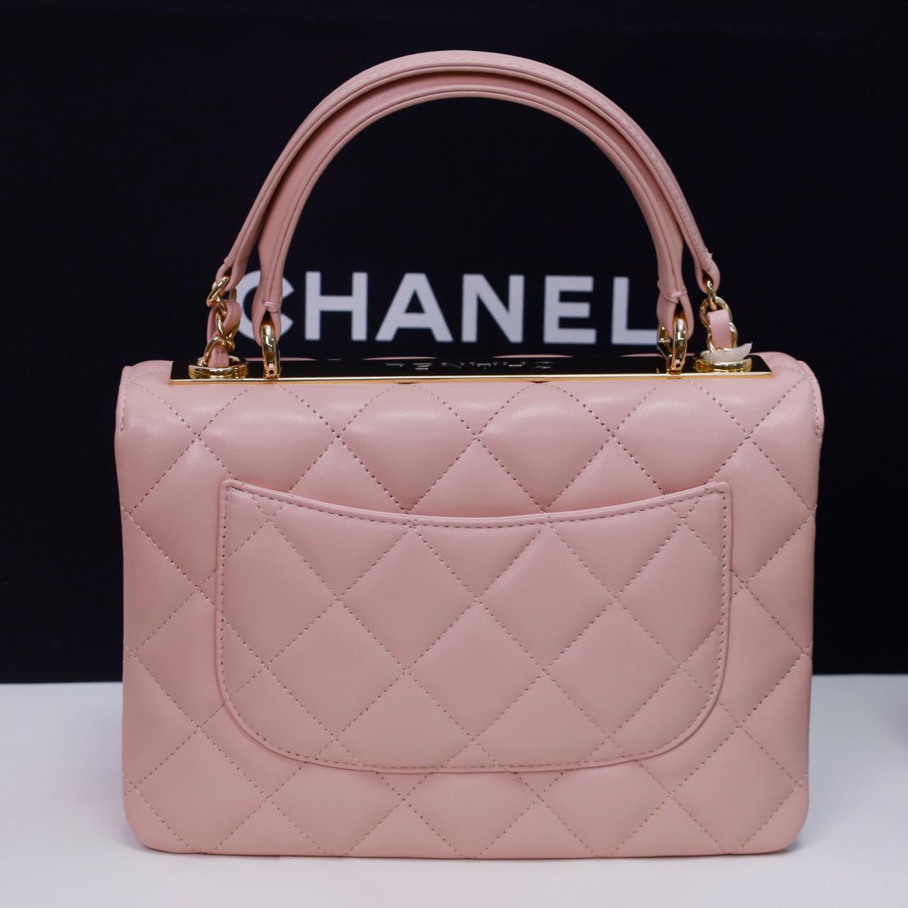 CHANEL pink crossbody bag