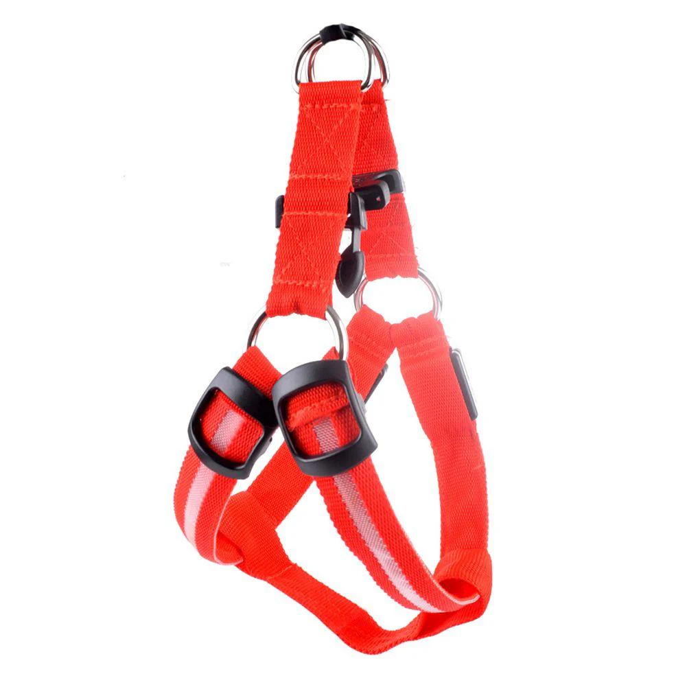 Dog Harness Adjustable Pet Chest Back Traction Belt Puppy Collar