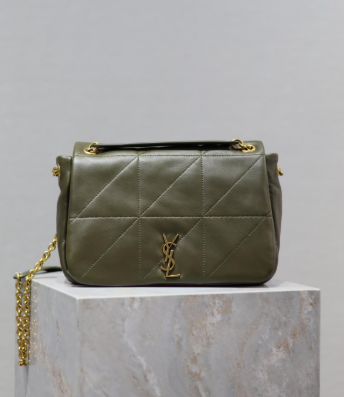Saint Laurent YSL Green sheepskin crossbody bag