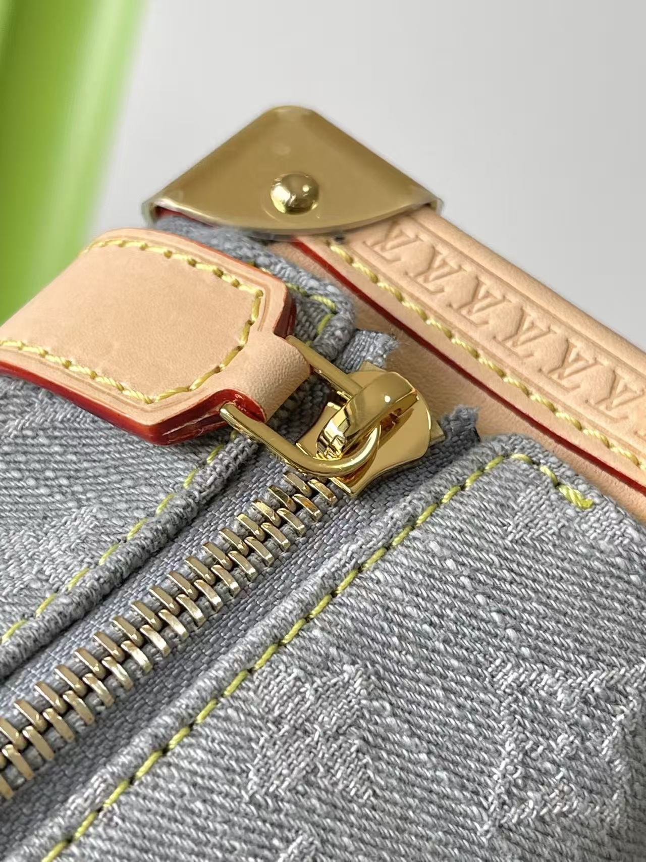 Louis Vuitton Side Trunk Denim Soft Box Bag