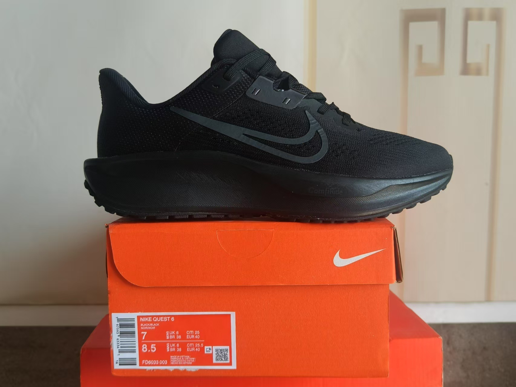 FD6033-003 US Men's Sizes6 to 11 in half sizes Black Gen6 Shoes tianlong