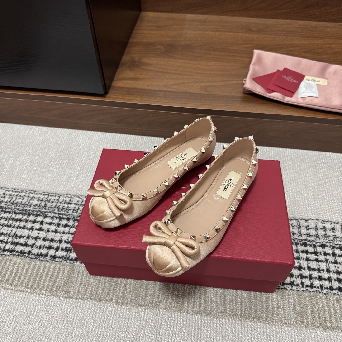Valentino Rockstud Ballet Flat