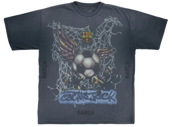 Barcelona TRAVIS SCOTT Limited Edition WASHER SPRAY LOGO TEE