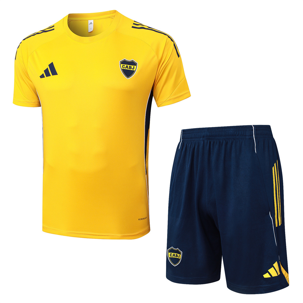 Boca Training Short Sleeve Suit 25/26 | Soc Jersey - Premium Football Jersey