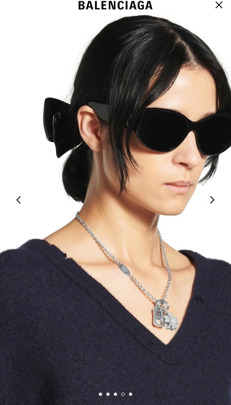 Balenciaga Unisex Necklace 52cm