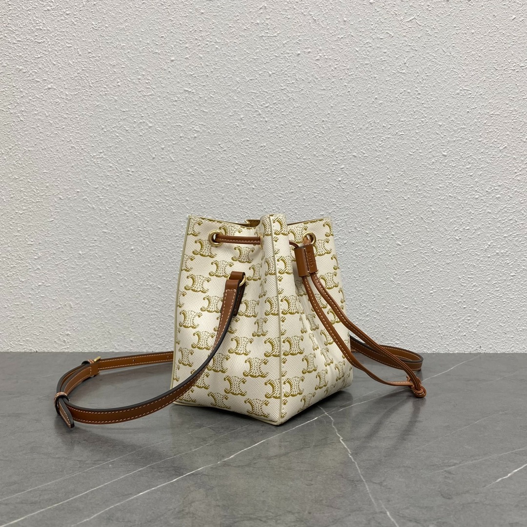 Celine TERENCE Mini Drawstring bucket bag