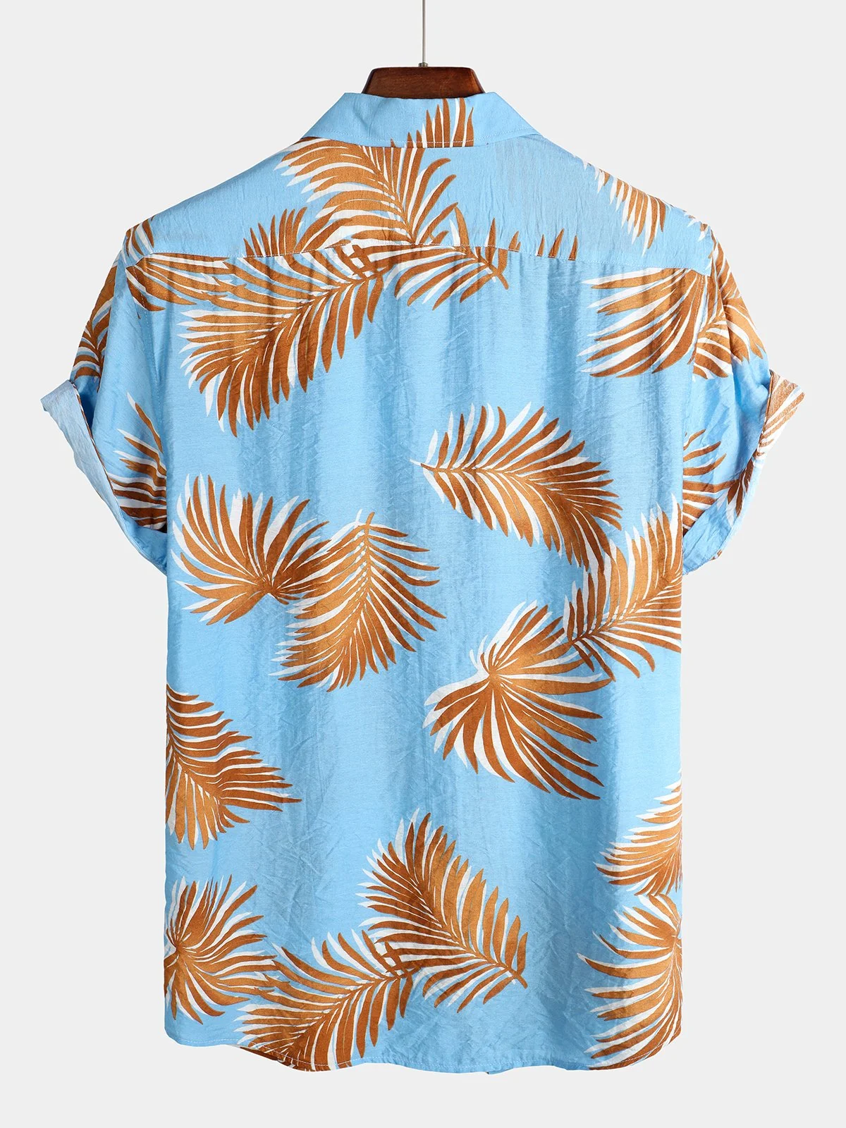 Men's Pure Cotton Hawaiian Vacation Print Shirt