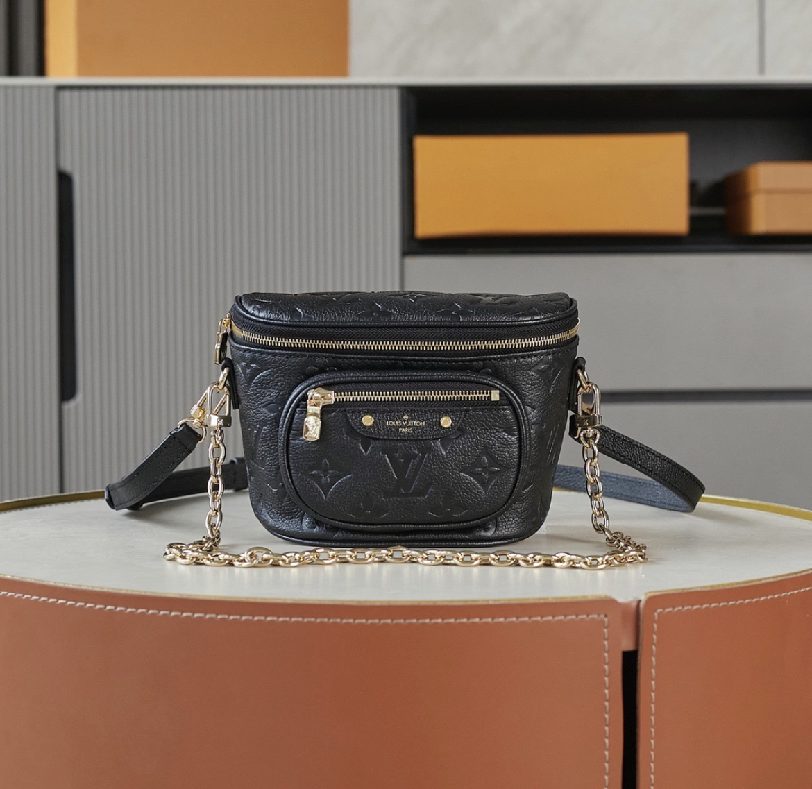 Louis Vuitton LV mini belt bag mini cowhide belt bag