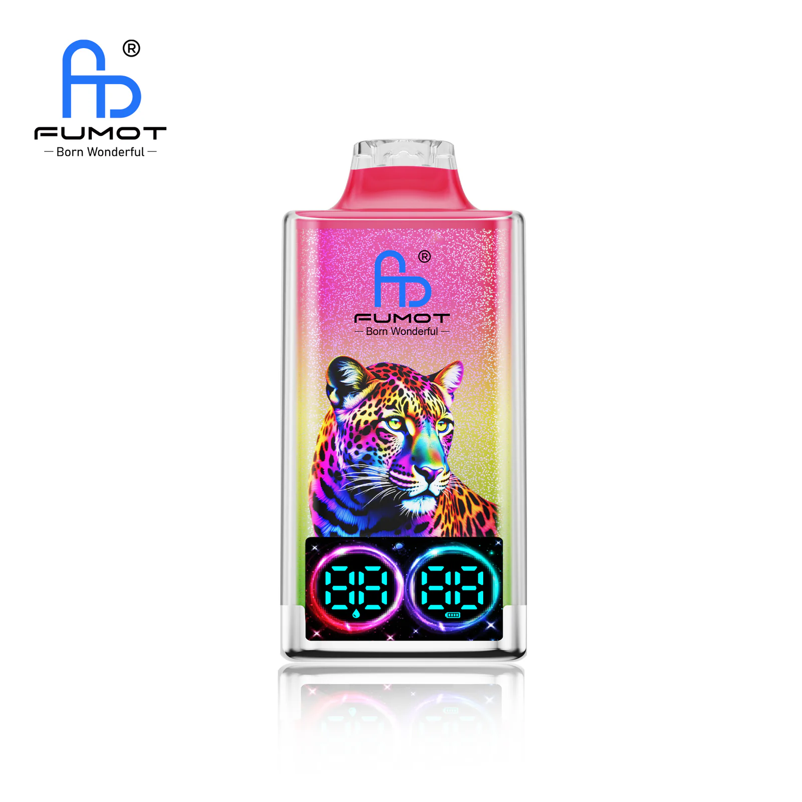 FUMOT Leopard 40K Disposable Vape – Green Apple Peach - Vaba Vape-Shop