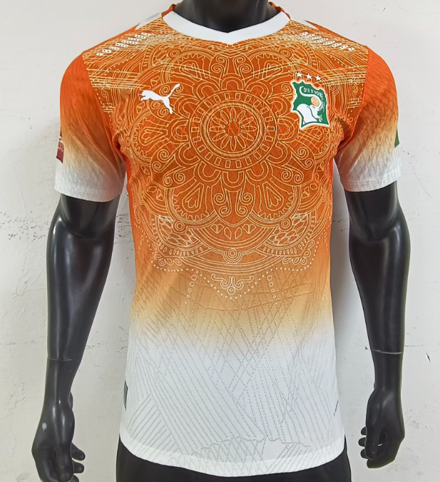 Player Version 2026 Côte d'Ivoire Home Jersey S-2XL