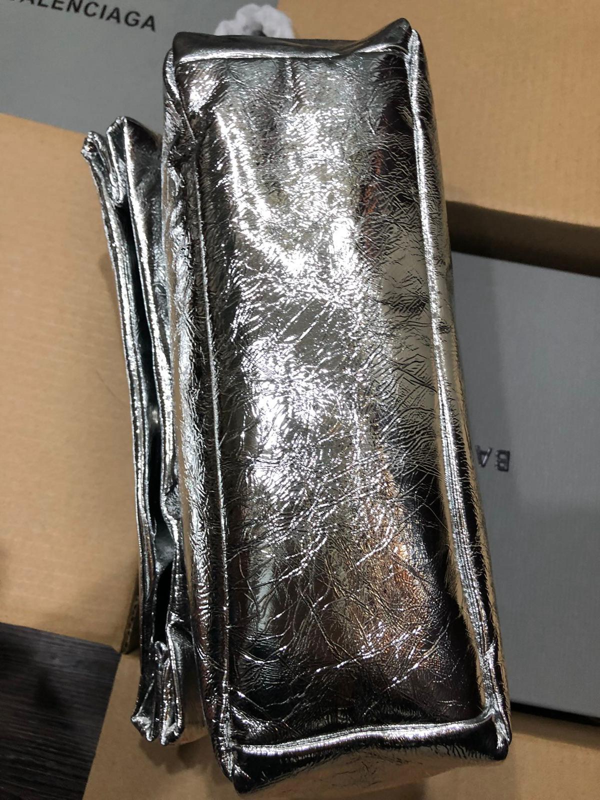Balenciaga Monaco Silver crossbody bag