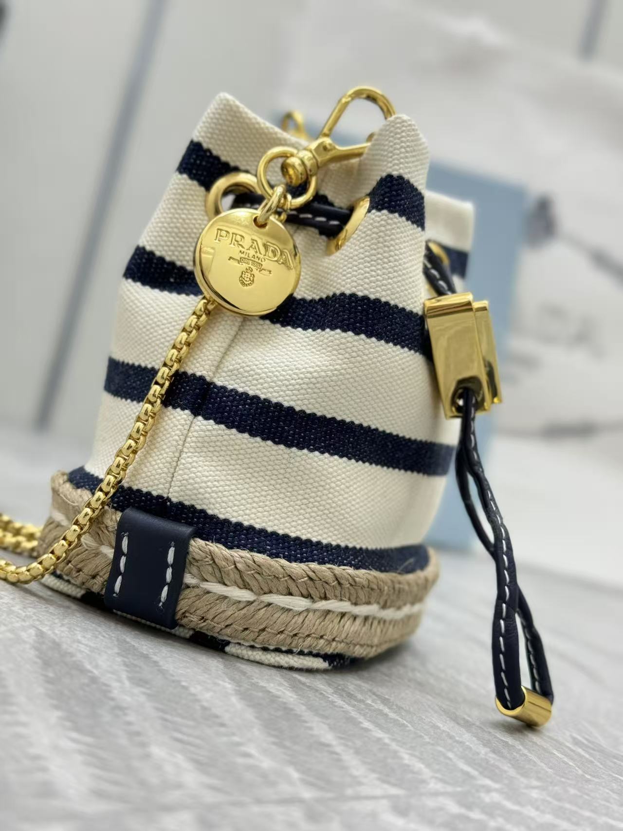 Prada mini bucket bag crossbody bag