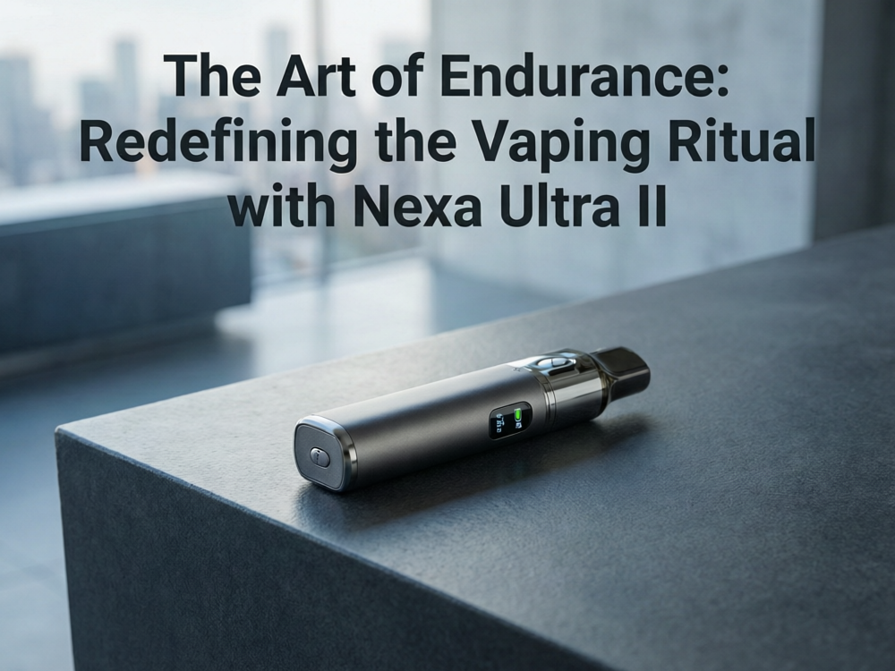 The Art of Endurance: Redefining the Vaping Ritual with Nexa Ultra II