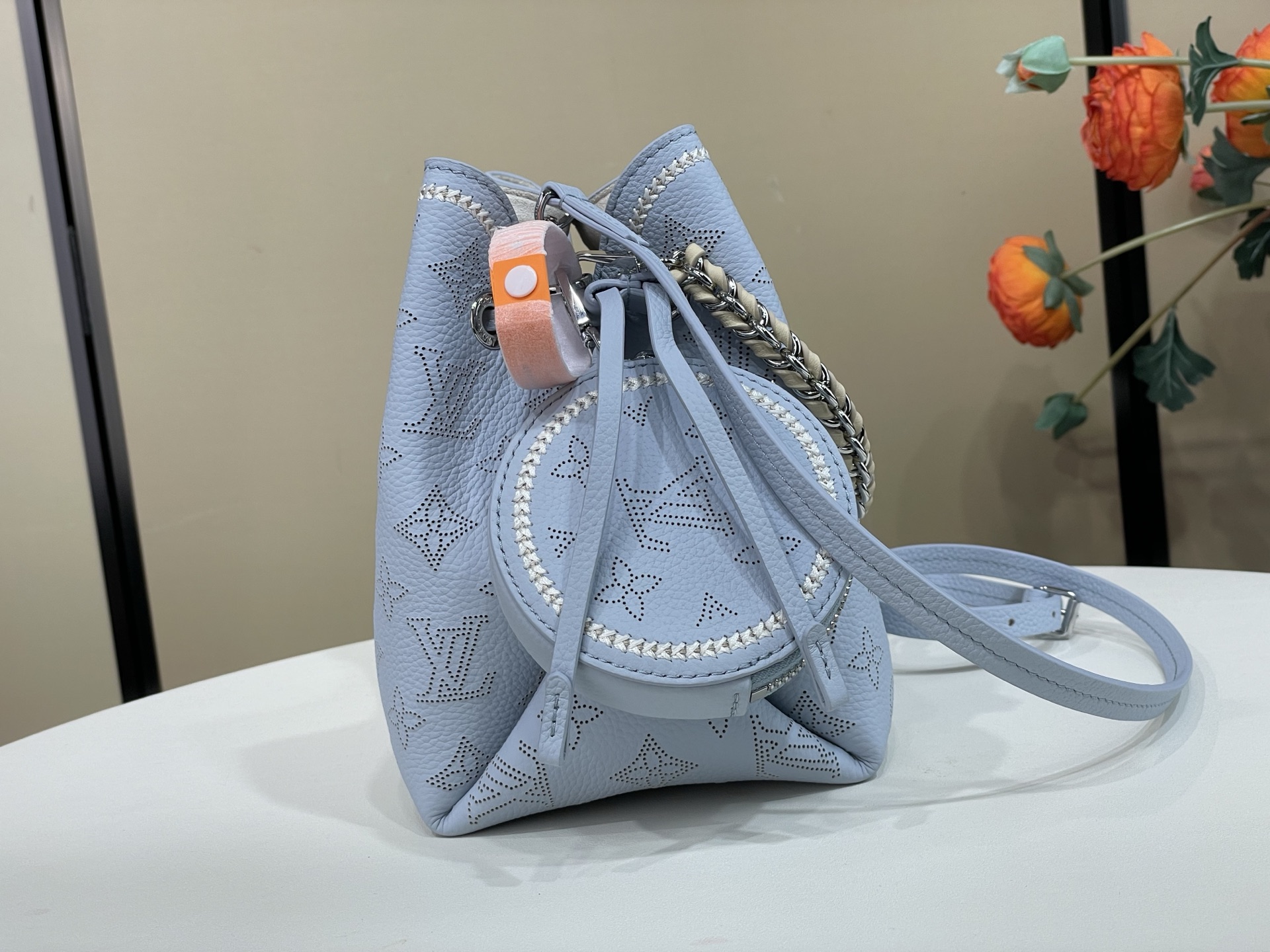 Louis Vuitton Bella Bucket Handbag Light Blue M57068 28885