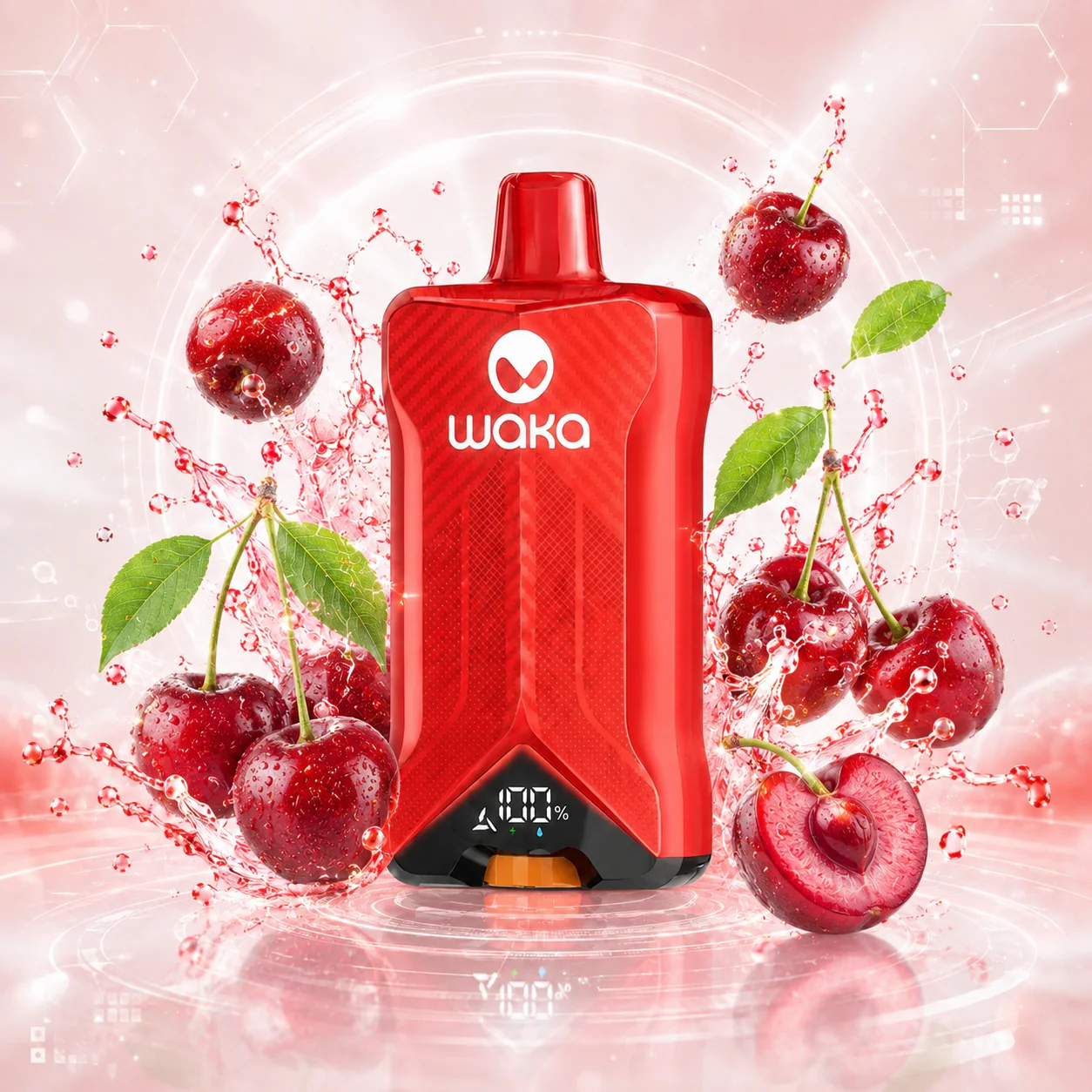 WAKA VOJO 60K Disposable Vape – Cherry Fiesta - Vaba Vape-Shop