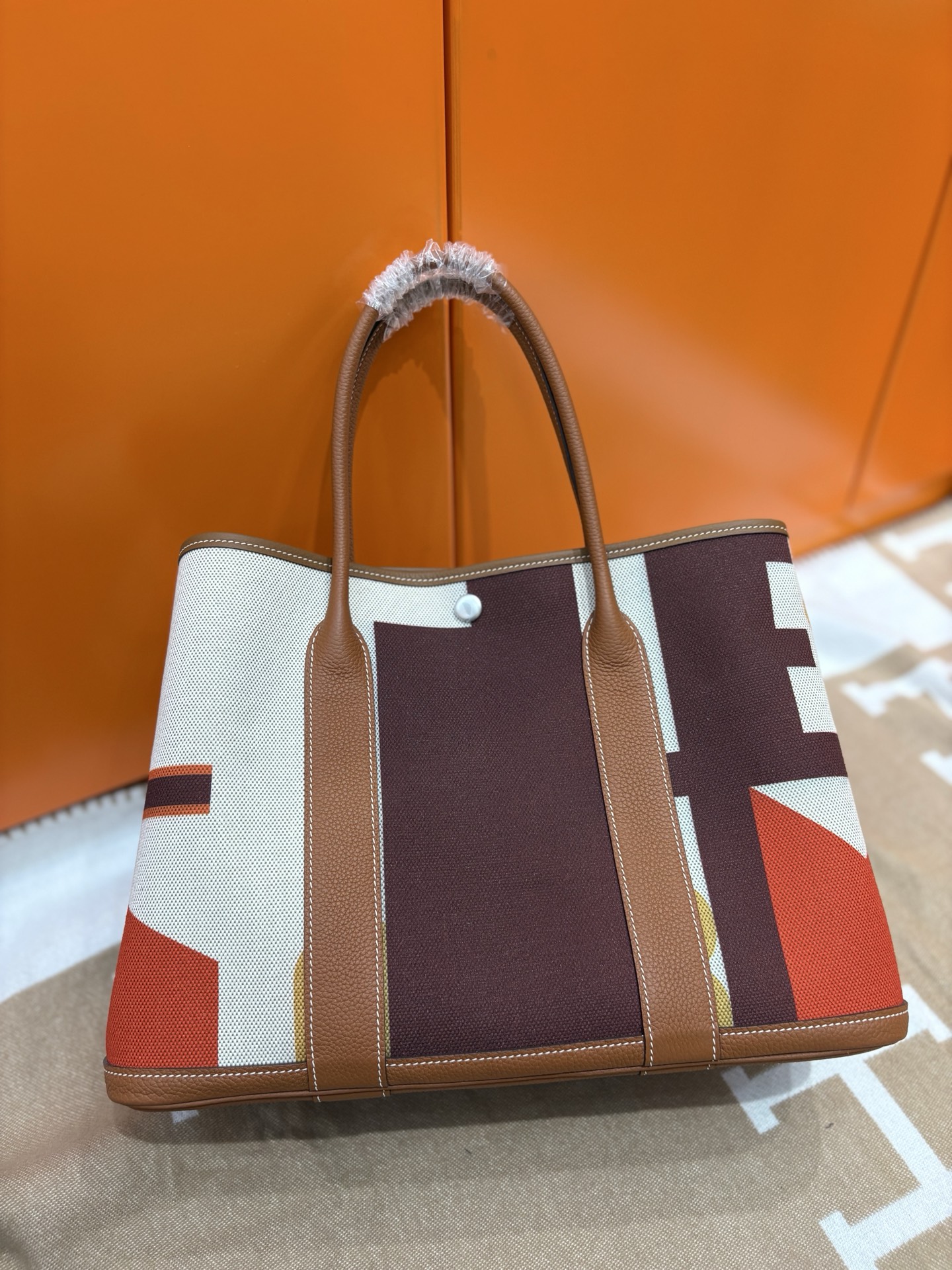 Hermes Garden Party Graffiti Handbag