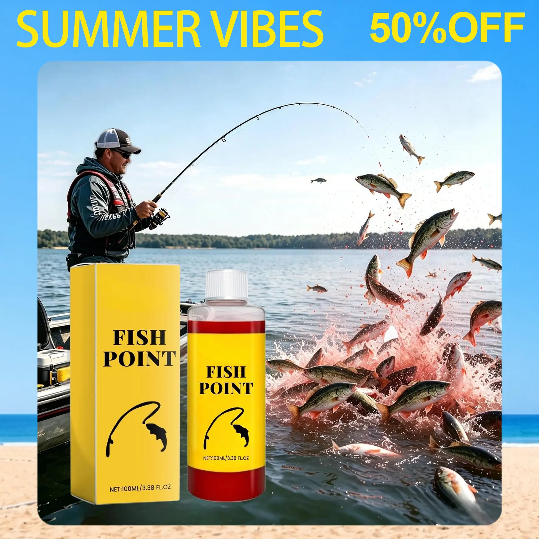 Concentrated Red Worm Fish Attractant Liquid