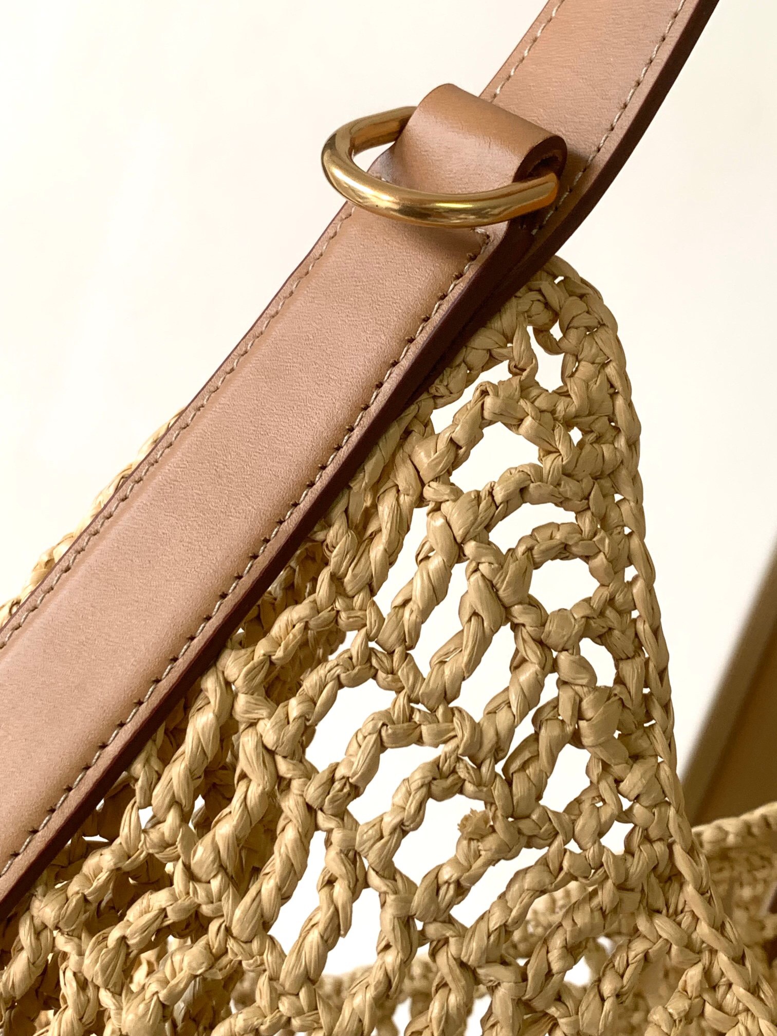 Saint Laurent YSL new o*alis Lafite grass crochet shoulder bag
