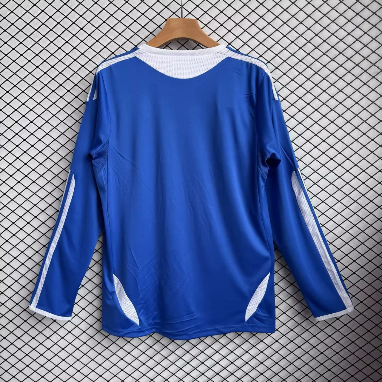 2011-12 Retro Long Sleeve Chelsea Home Blue Football Shirt 1:1 Thai Quality