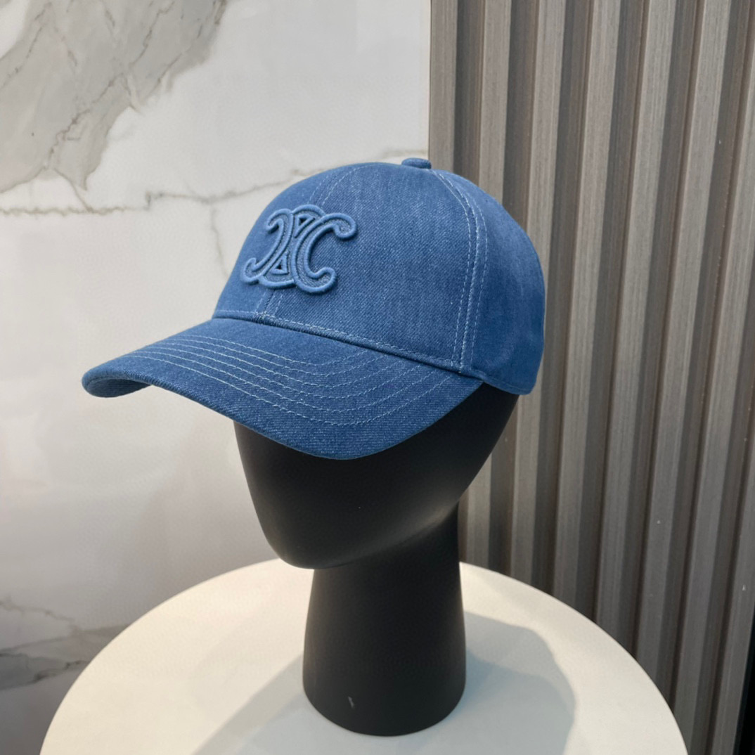 Celine Denim Baseball Cap