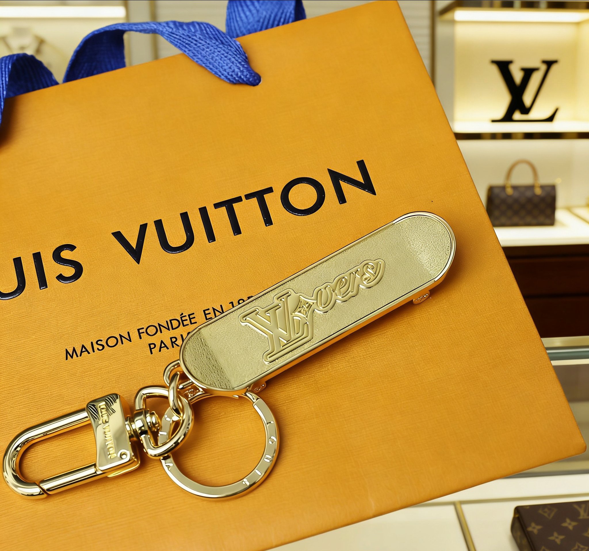 LV SKATE Key Chain