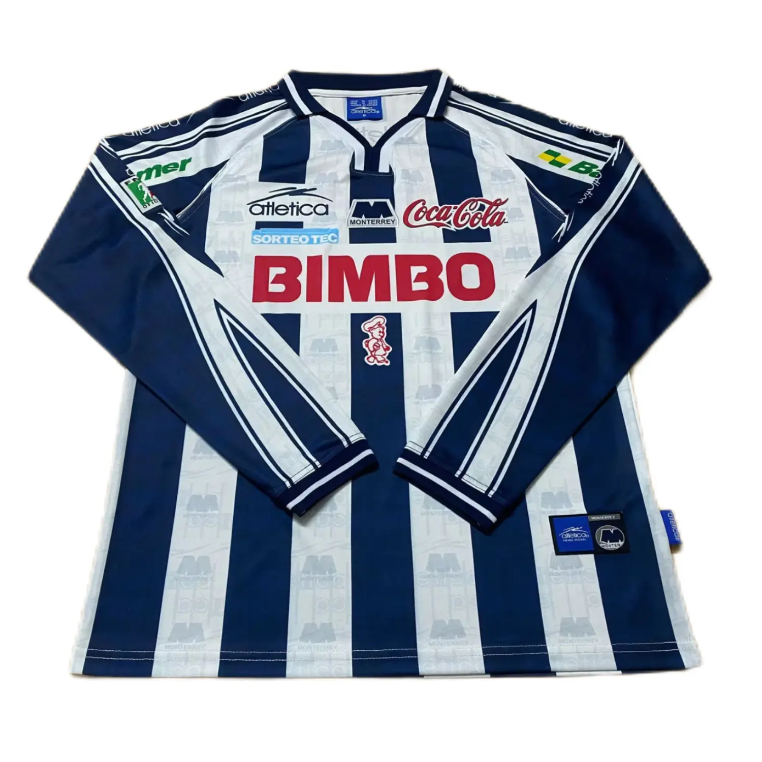 Retro C.F. Monterrey 99/00 Home Kit Long Sleeves