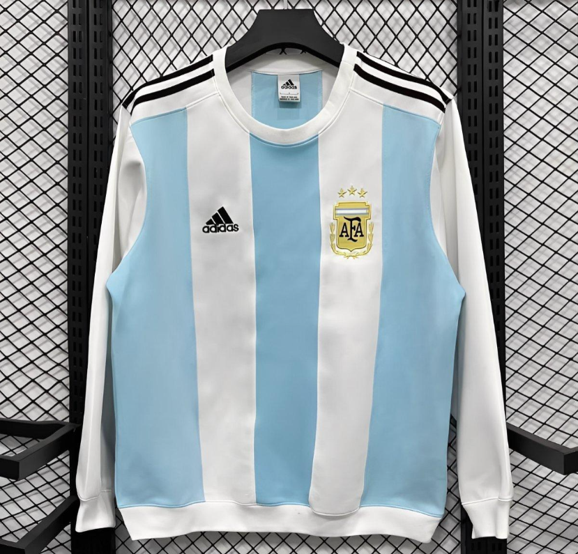 25/26 Argentina FC Home Long Sleeve Training Sweatshirt S-XXL