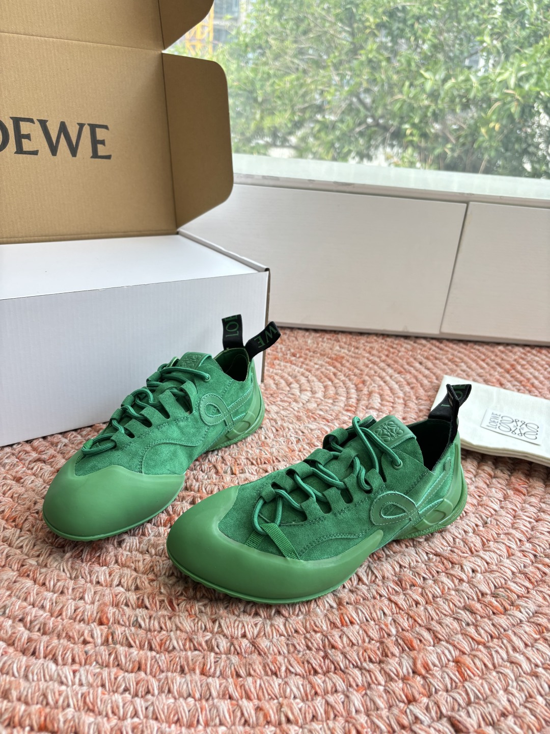 Loewe Grip Suede Sneaker