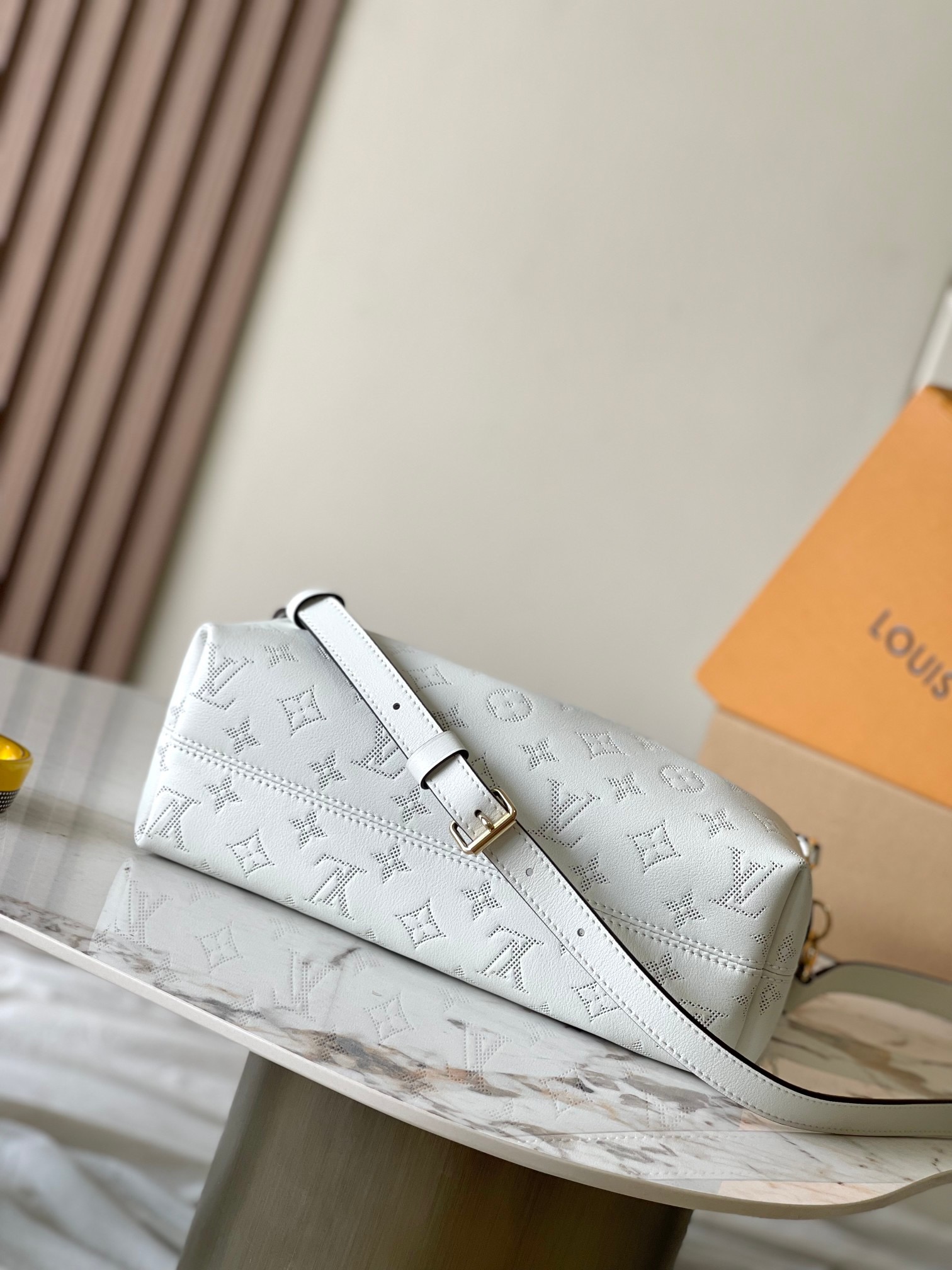 Louis Vuitton LV Embossed Tote Bag Chain Bag