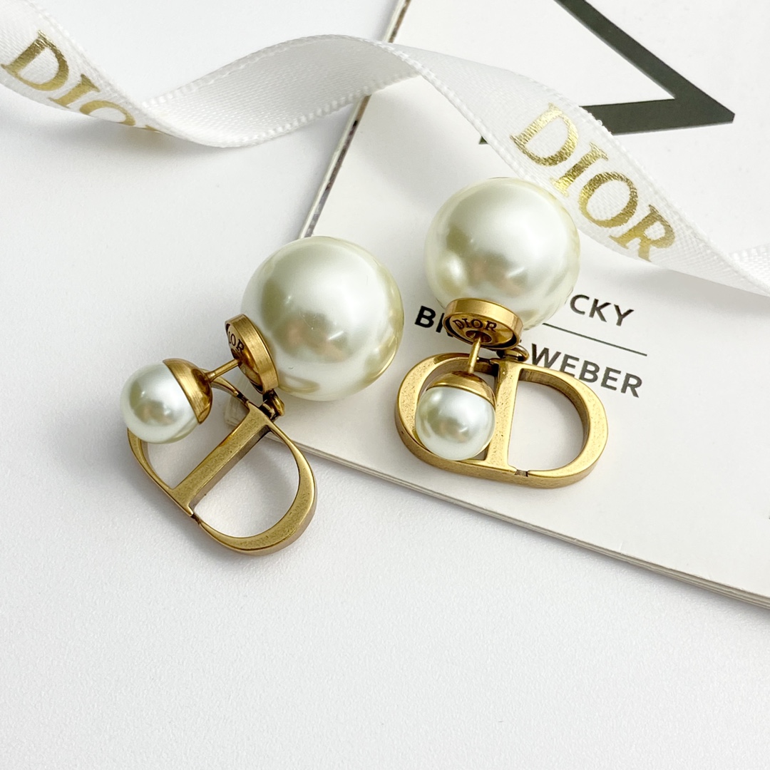 Dior Classic CD Earrings