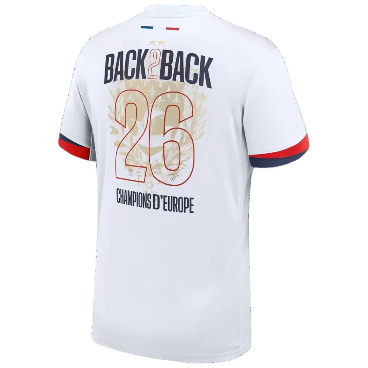 Champions of Europe #26 PSG Fifth Jersey Night Edition 2025/26 - 2 Stars