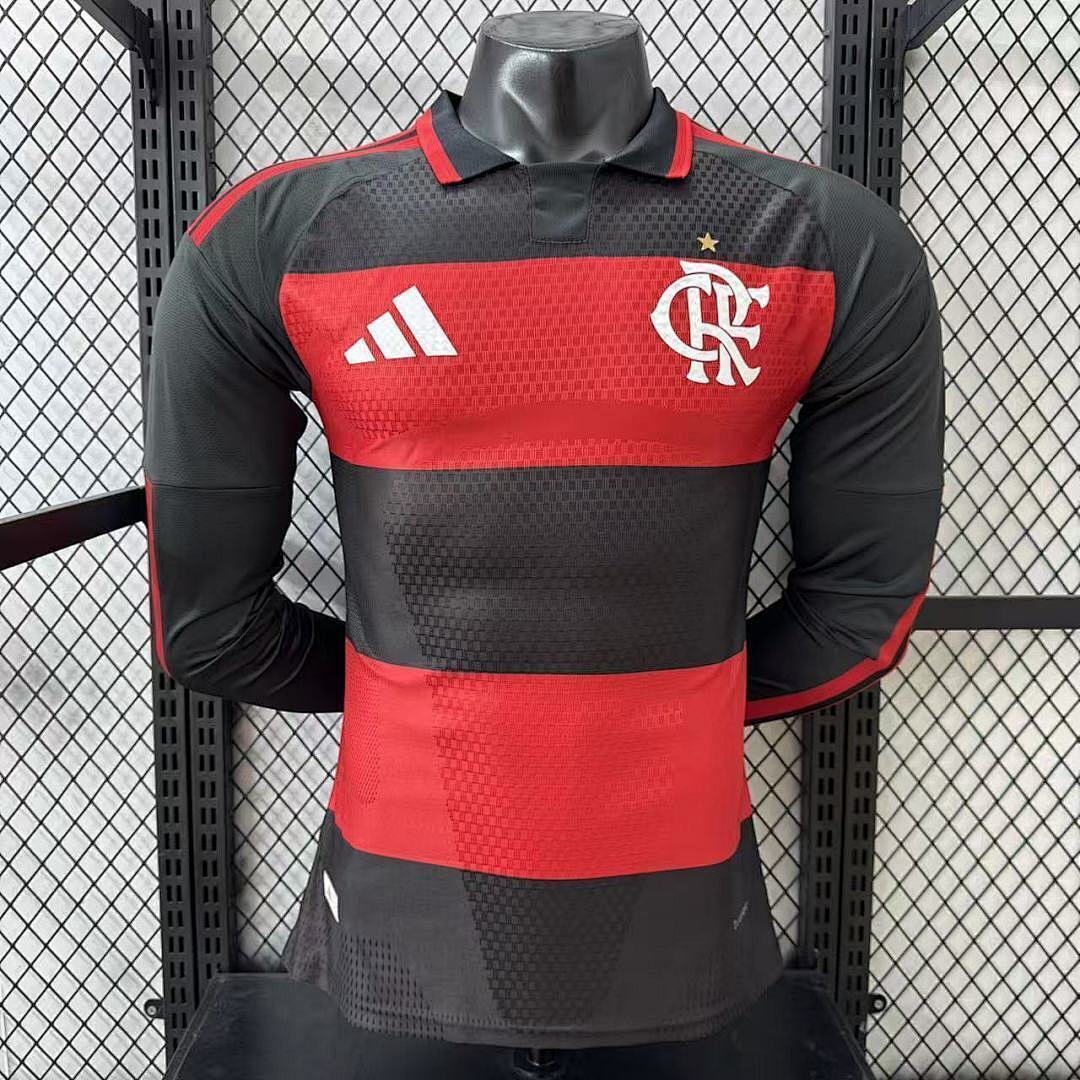Flamengo Home Long Sleeves Jersey Player Version 26/27