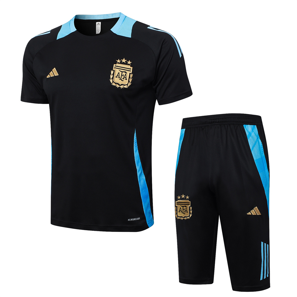 Argentina Training Short Sleeve Suit 24/25 | Soc Jersey - Premium Football Jersey