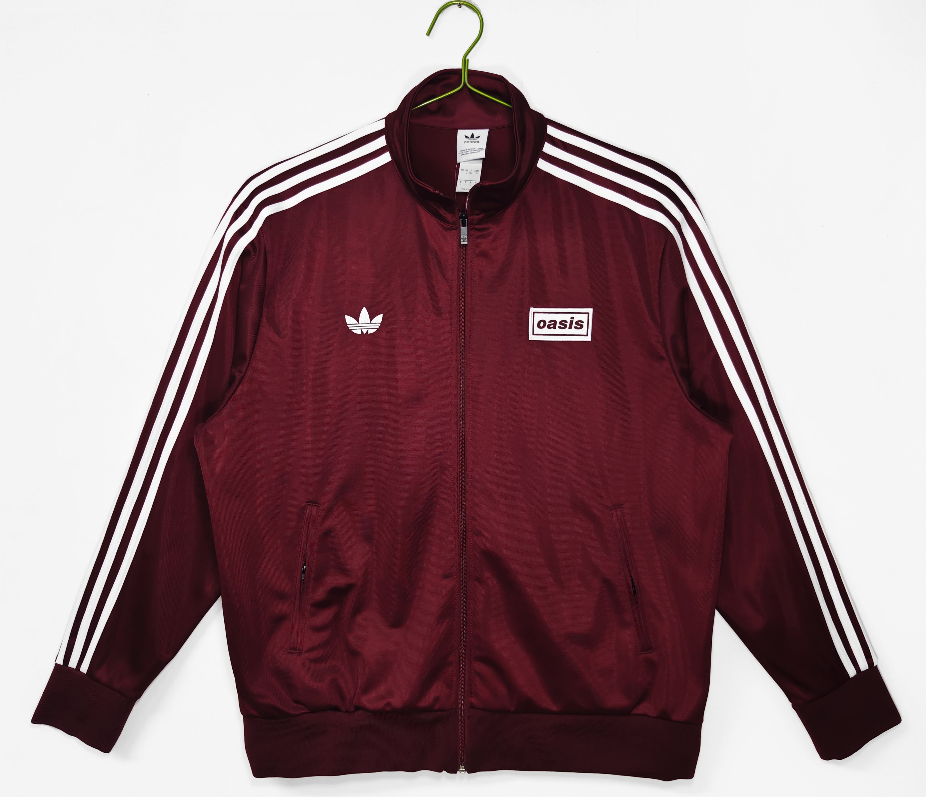 Adidas x Oasis Tour Phoenix Sports Jacket - Wine Red S-XXL